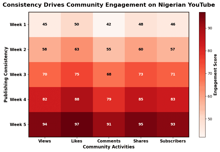 Nigerian YouTube community screenshot.