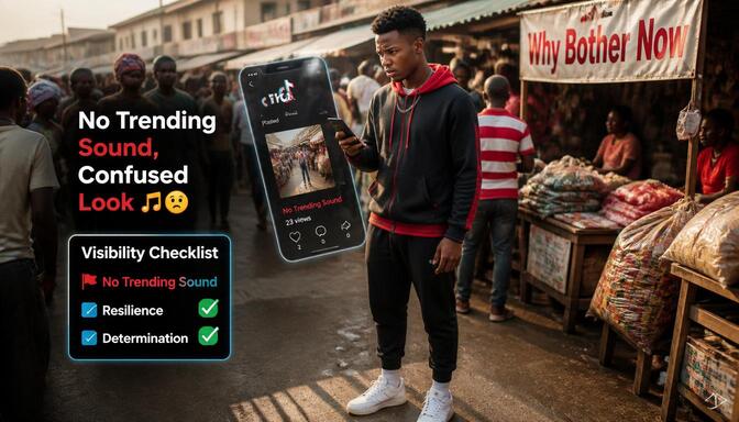 TikTok visibility decline