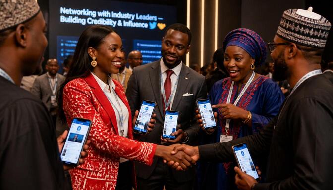 Nigerian creators networking.