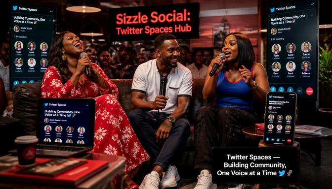 Nigerian creators chatting in Twitter Spaces