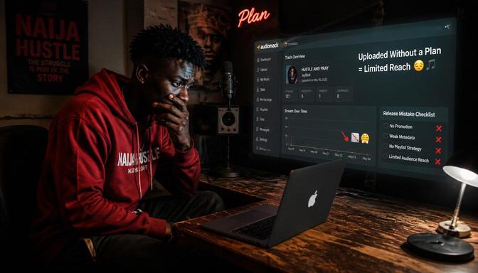 Artist uploading without strategy.