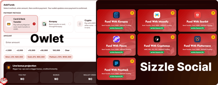 screenshot of pricing.