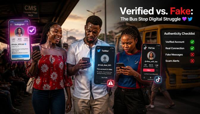 Identify fake digital accounts online