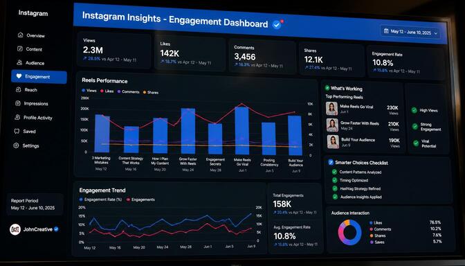 Screenshot of Instagram Insights