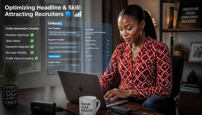 Nigerian graduate optimizing LinkedIn