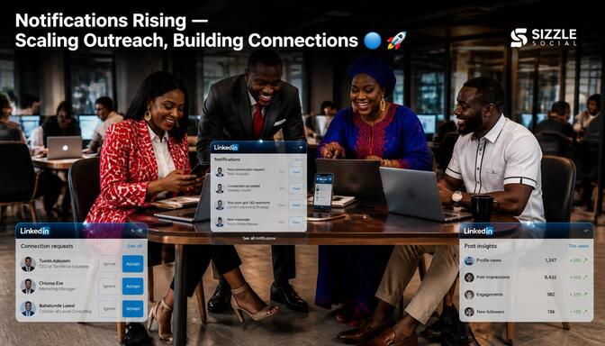 Scaling LinkedIn outreach with Sizzle Social