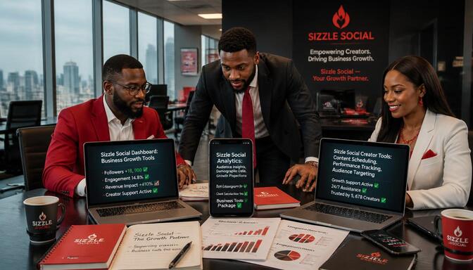 Nigerian entrepreneurs using Sizzle Social tools