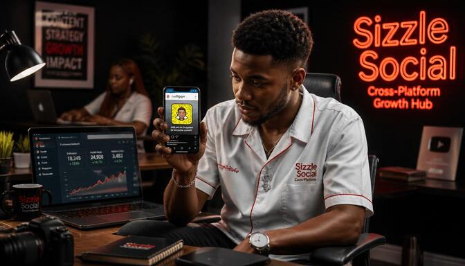 Cross-promotion of Snapchat on Instagram
