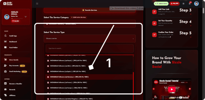 Selecting Reels views package