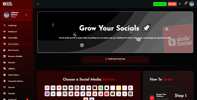 Screenshot of verified panel
