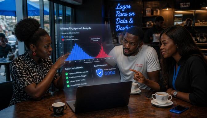 Nigerians checking engagement
