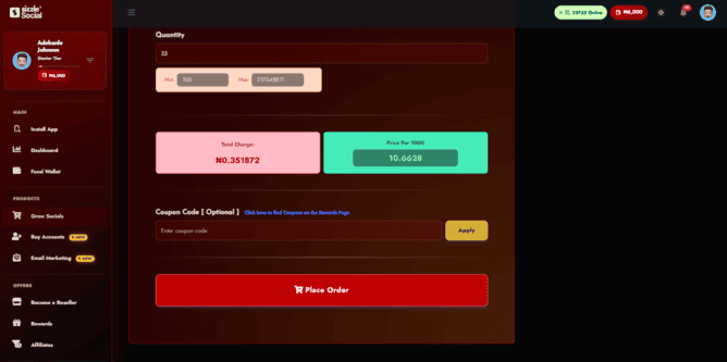 Payment confirmation,