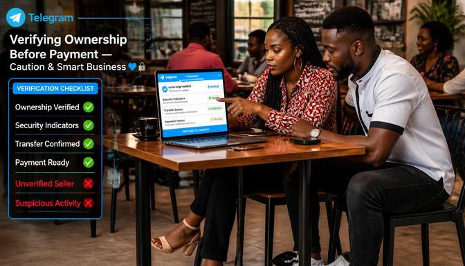 Verifying Telegram channel ownership