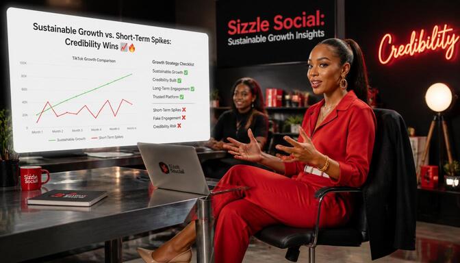 A Nigerian Influencer describing a Graph of sustainable growth