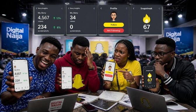 Naija youth frustrated with Snapchat growth