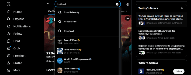 Twitter-X part of niches