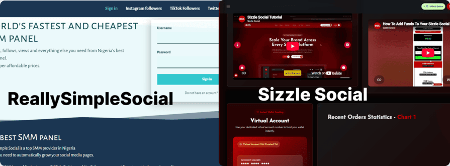 Dashboard screenshot comparison.