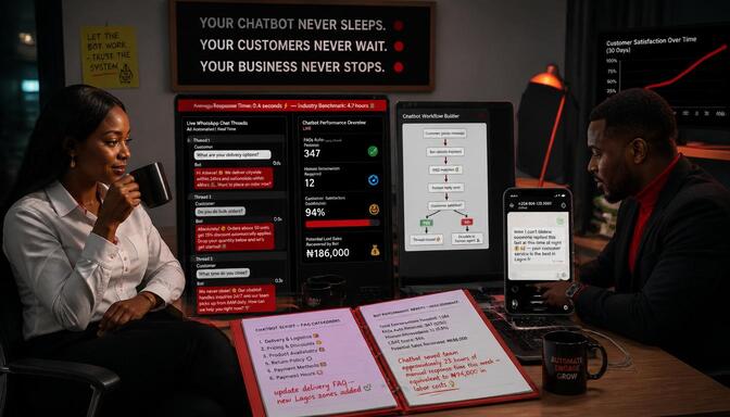 Nigerian SMEs using chatbots