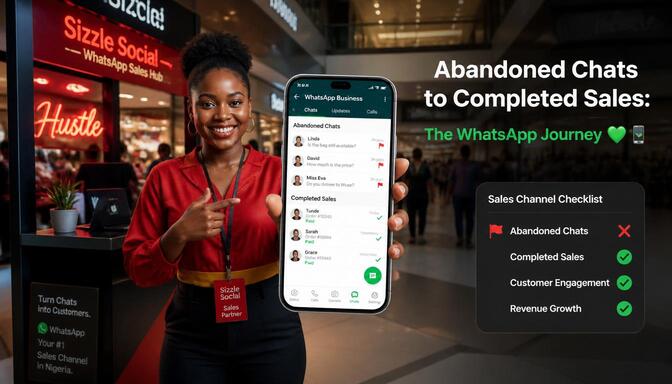 Nigerian vendors selling via WhatsApp