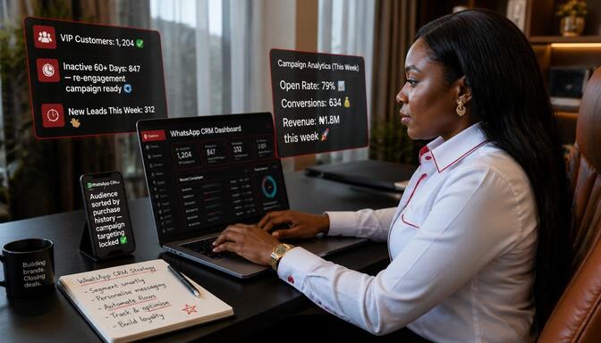 Nigerian SMEs analyzing customer data