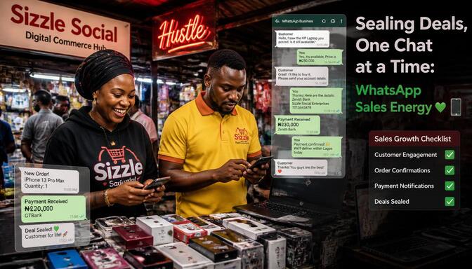 Nigerian vendors using WhatsApp to grow sales