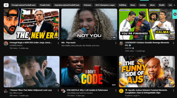 Screenshot of YouTube video hook