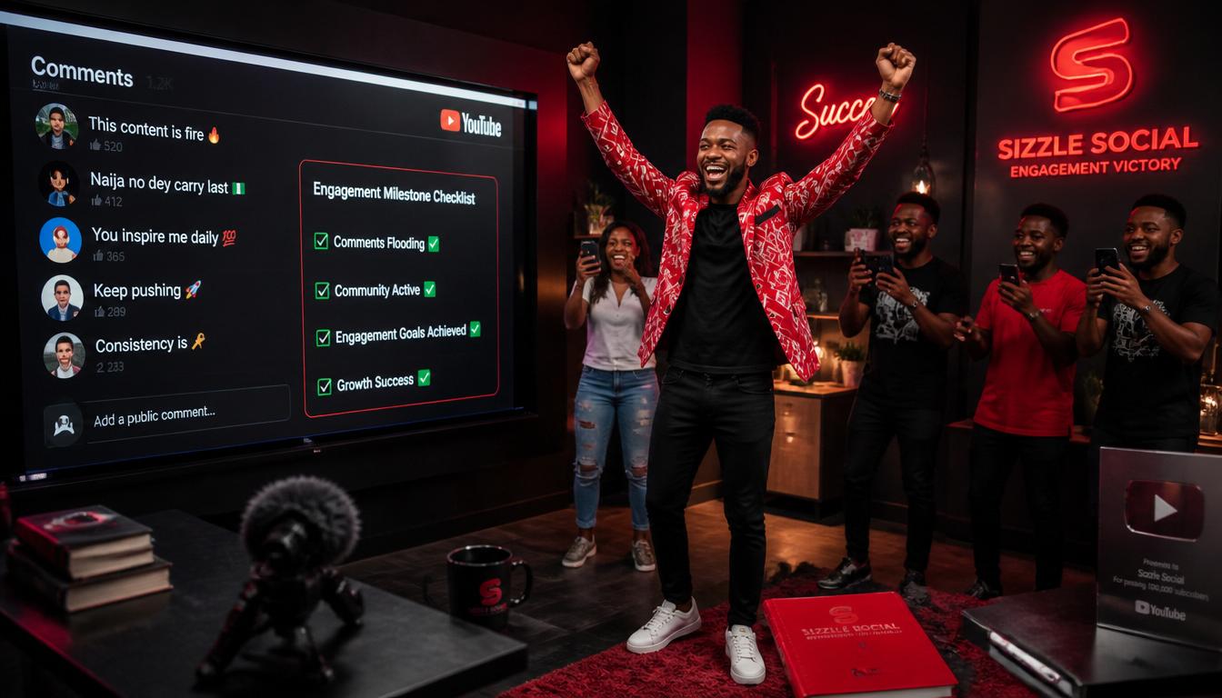 Nigerian creators boosting video comments