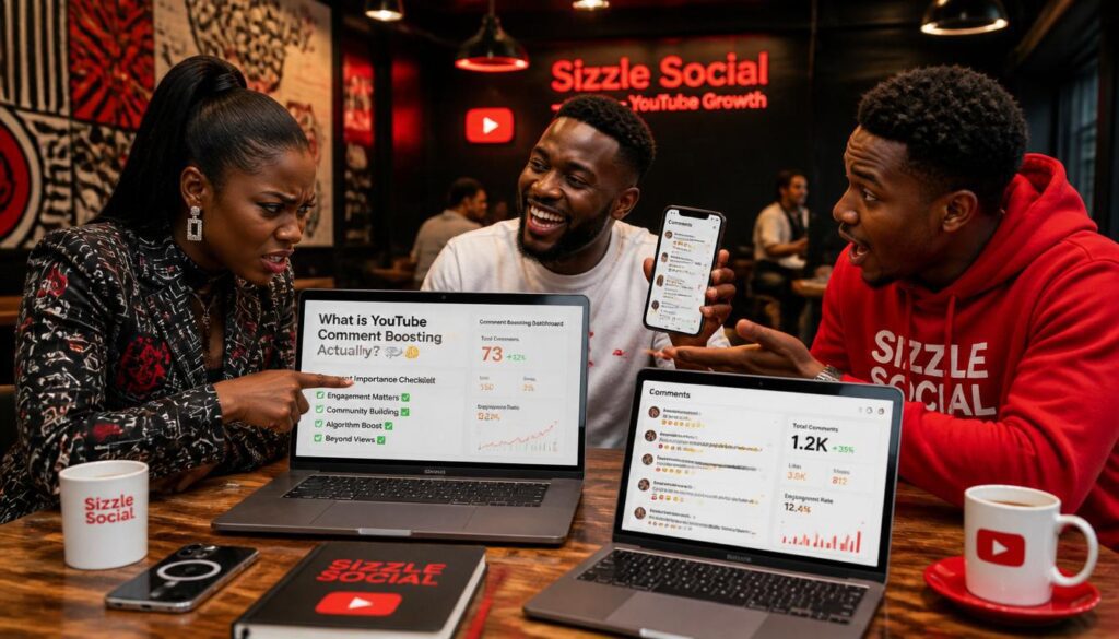 Nigerian creators discussing video comments importance