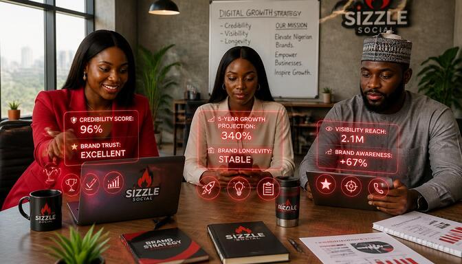 Photo of business owners in office desk