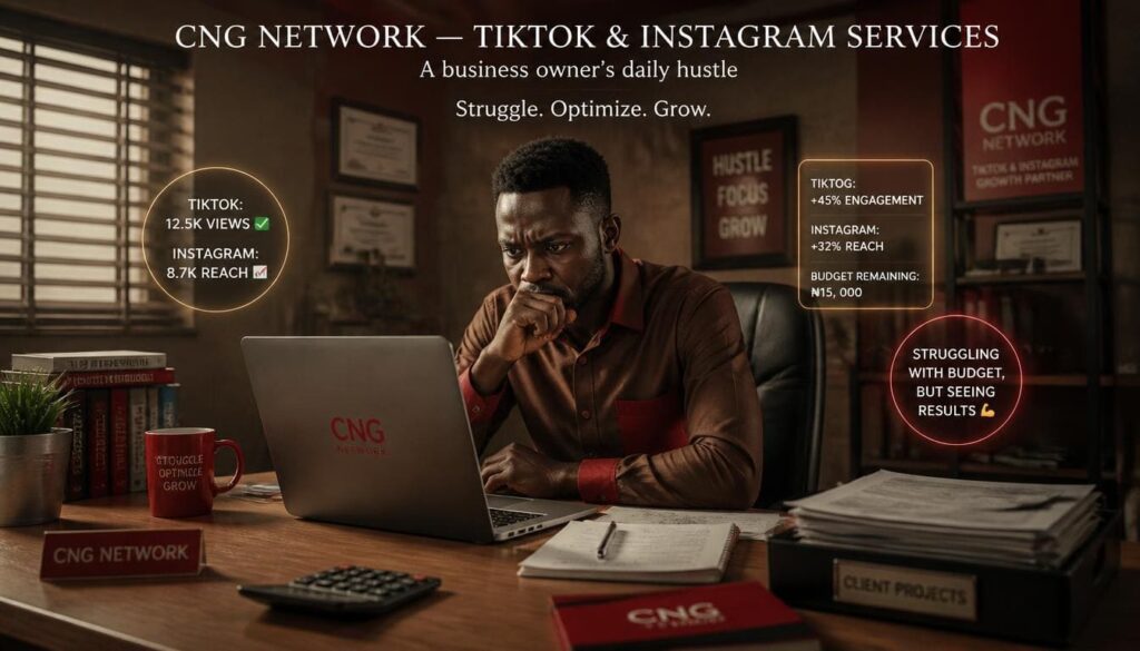 CNG Network TikTok Instagram services Nigeria price list