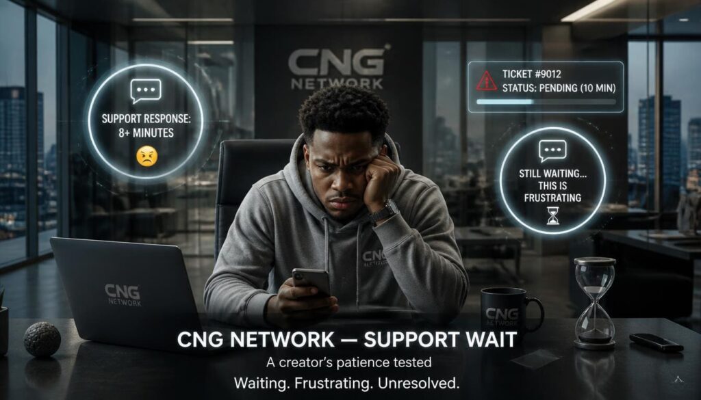 CNG Network customer support Nigeria WhatsApp response time review