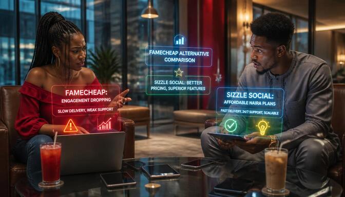African creators evaluating Famecheap alternatives in African lounge
