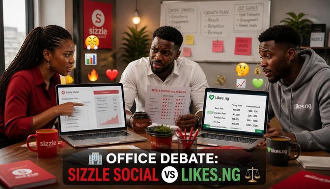 Sizzle Social vs Likes.ng comparison Nigeria with creators and agencies