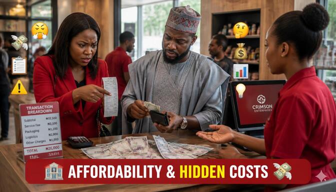 Photo of entrepreneurs reviewing receipts