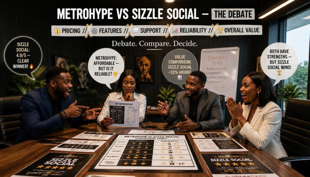 Metrohype vs Sizzle Social comparison for Nigerian users