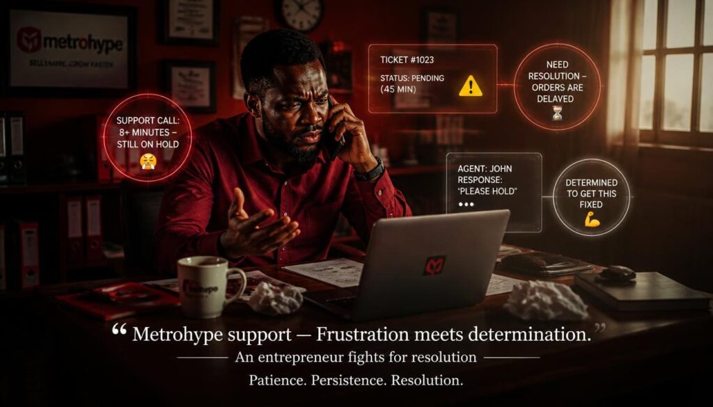 Metrohype customer support Nigeria response and safety review