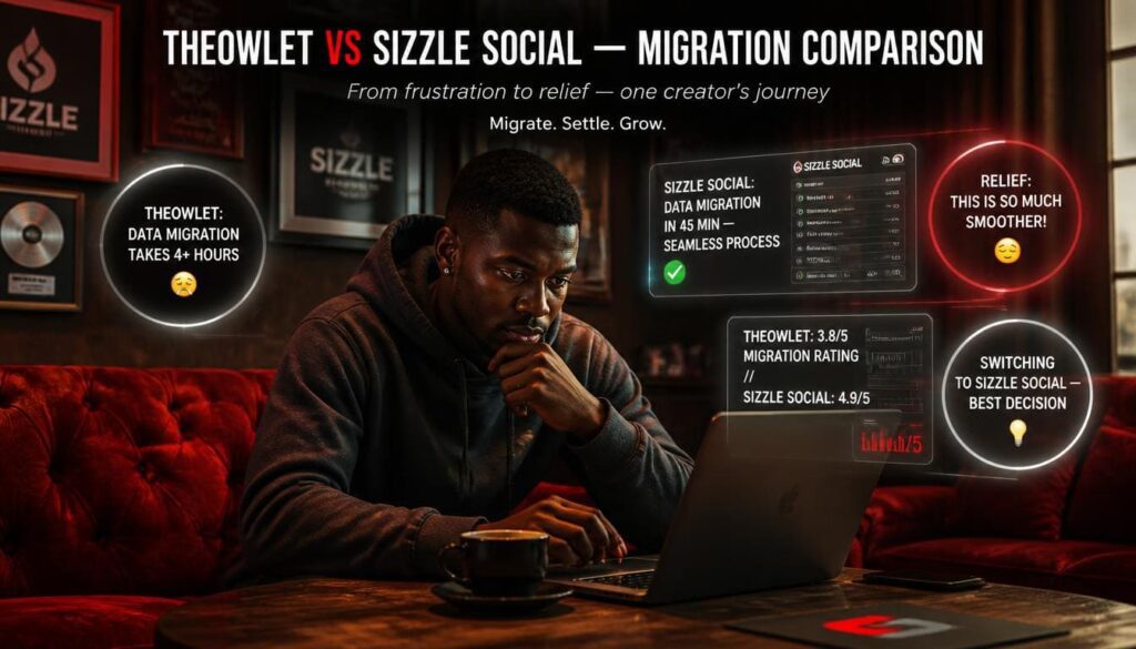 Moving From TheOwlet to Sizzle Social: What to Compare Before You Switch