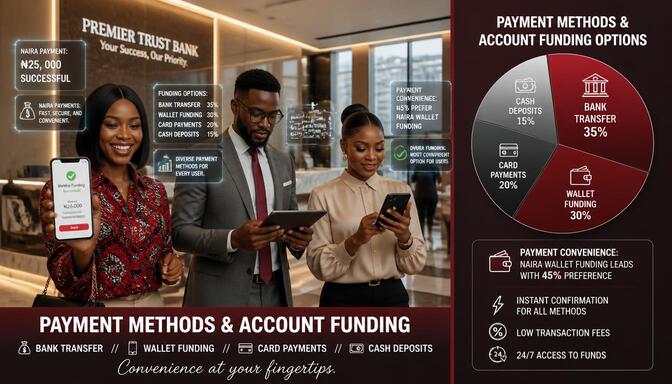 MySocialsBoost account funding options pie chart visualization