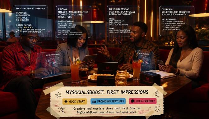 MySocialsBoost customer review and trust feedback for creators