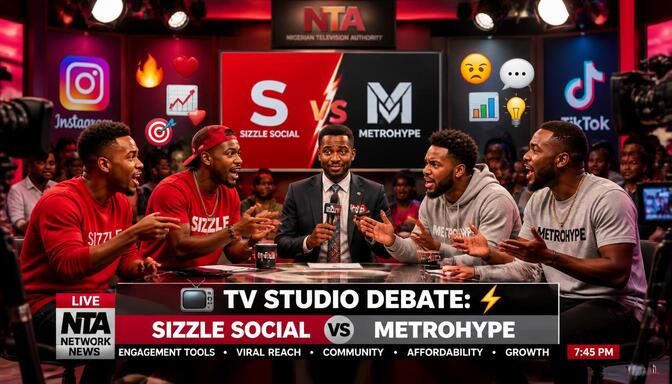 Comparison of Sizzle Social vs Metrohype platforms in Nigeria viewing center