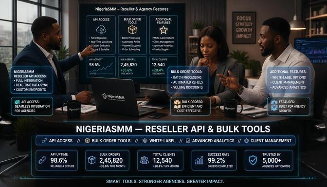 NigeriaSMM reseller tools infographic,