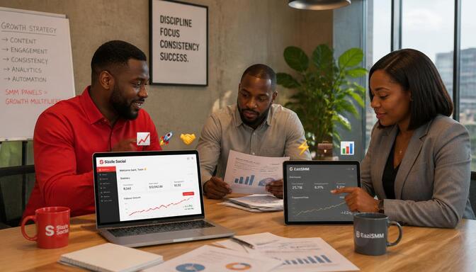 Photo of Nigerian entrepreneurs in office desk
