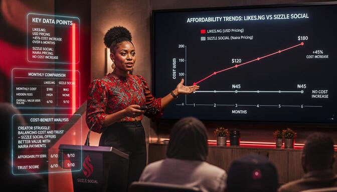 Nigerian creators comparing pricing and Naira payments