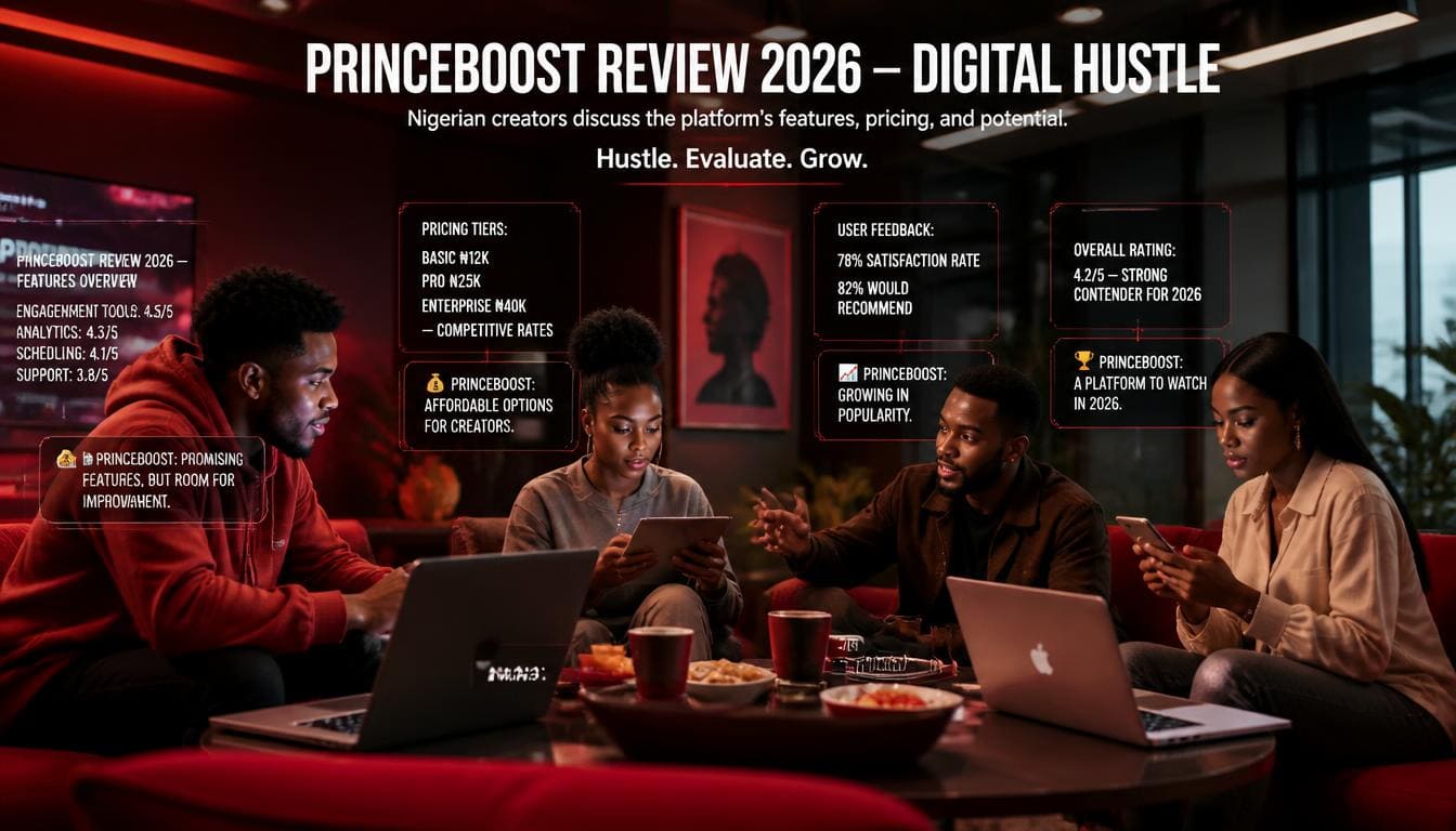 Princeboost SMM panel review feature image with Nigerian influencers