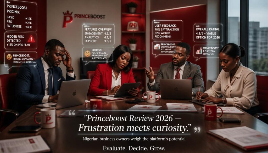 Princeboost review Nigeria overview with creators and businesses
