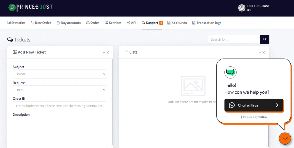 Princeboost customer support histogram infographic.