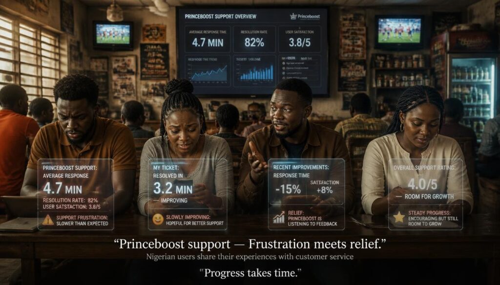 Princeboost support review Nigeria with creators and businesses