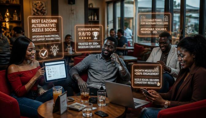 Nigerian creators receiving advice on best EaziSMM alternative