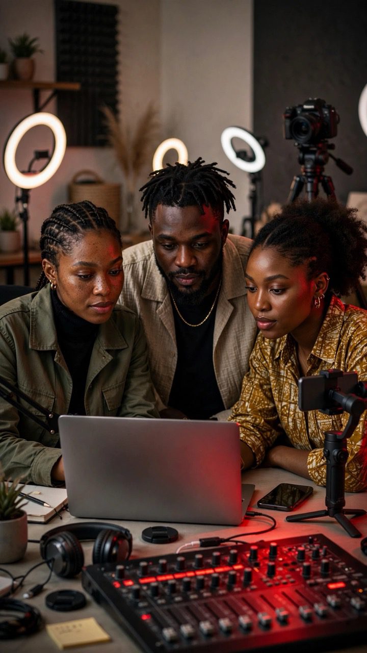 Nigerian influencers using Sizzle Social to support social media visibility and audience growth