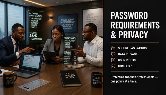 Infographic showing account safety